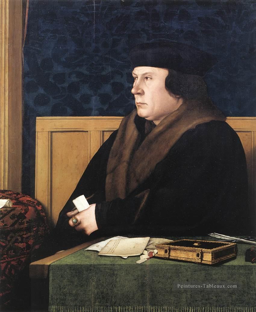 Portrait de Thomas Cromwell Renaissance Hans Holbein le Jeune Peintures à l'huile